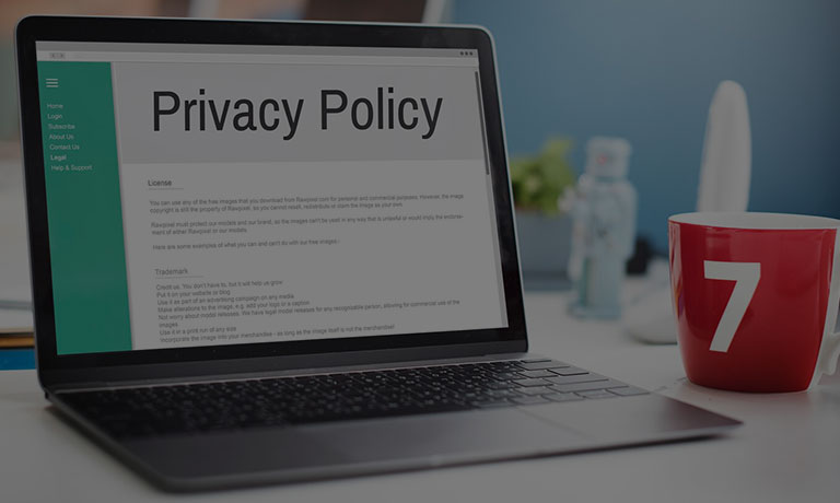 privacy policy banner